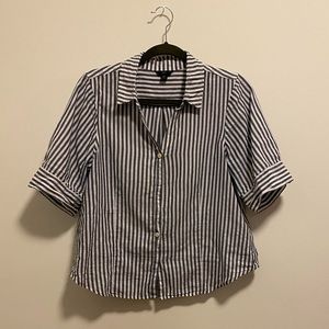 J. Crew striped shirt size medium petite